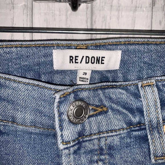 Womens Size 29 REDONE 90’s High Rise Ankle Crop NWT - Picture 6 of 11